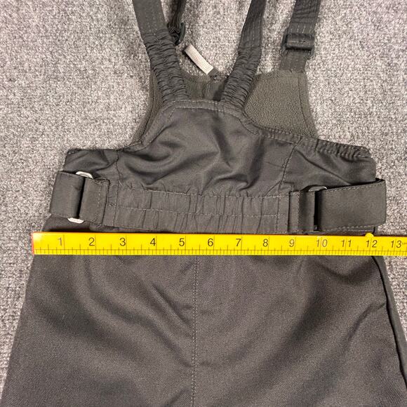 Cherokee Snow Bib Fleece Overall One-Piece Jumpsuit Charcoal Toddler's Size 4T - Picture 6 of 8
